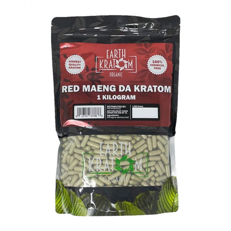 150ct Green Maeng Da Kratom Capsules - Earth Kratom